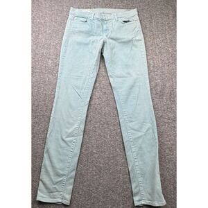 Red Engine Cayenne Skinny Blue Denim Stretch Low Rise Jeans Women Sz 31 USA Vtg